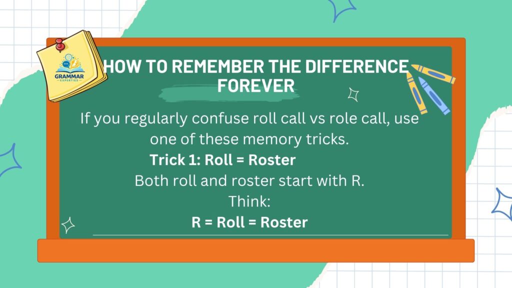 How to Remember the Difference Forever