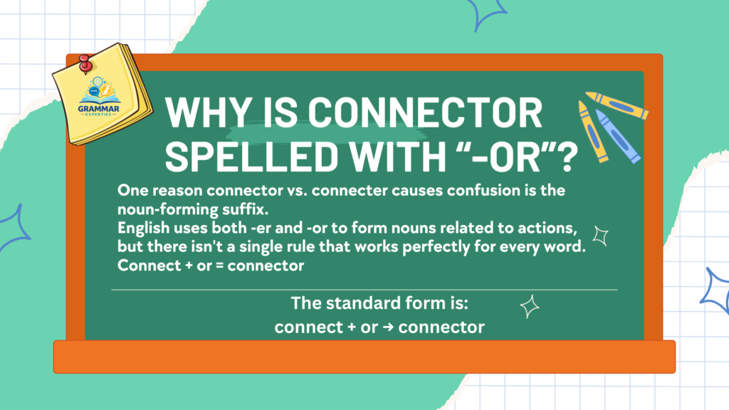 Why Is Connector Spelled With or