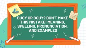 Buoy or Bouy Don’t Make This Mistake! Meaning, Spelling, Pronunciation, and Examples