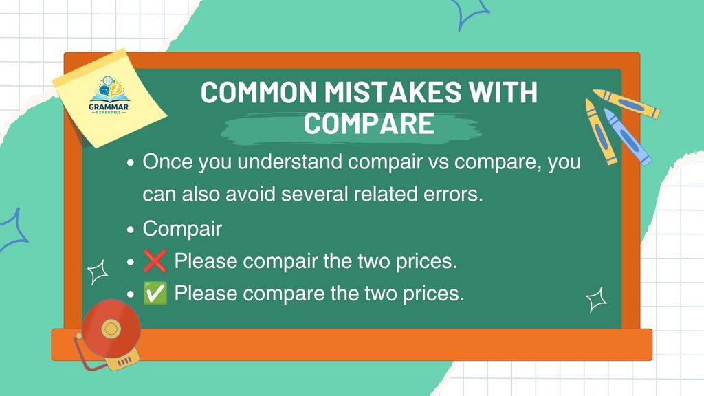 Common Mistakes With Compare