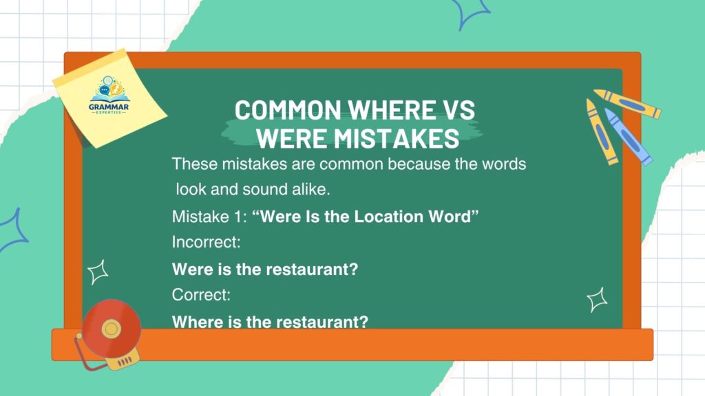 Common Where vs Were Mistakes