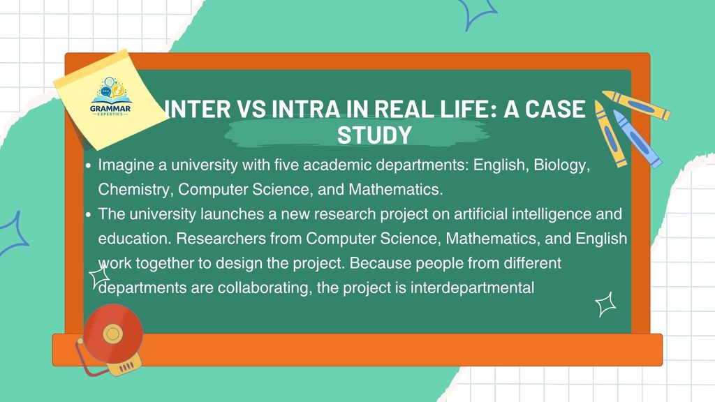 Inter vs Intra in Real Life A Case Study
