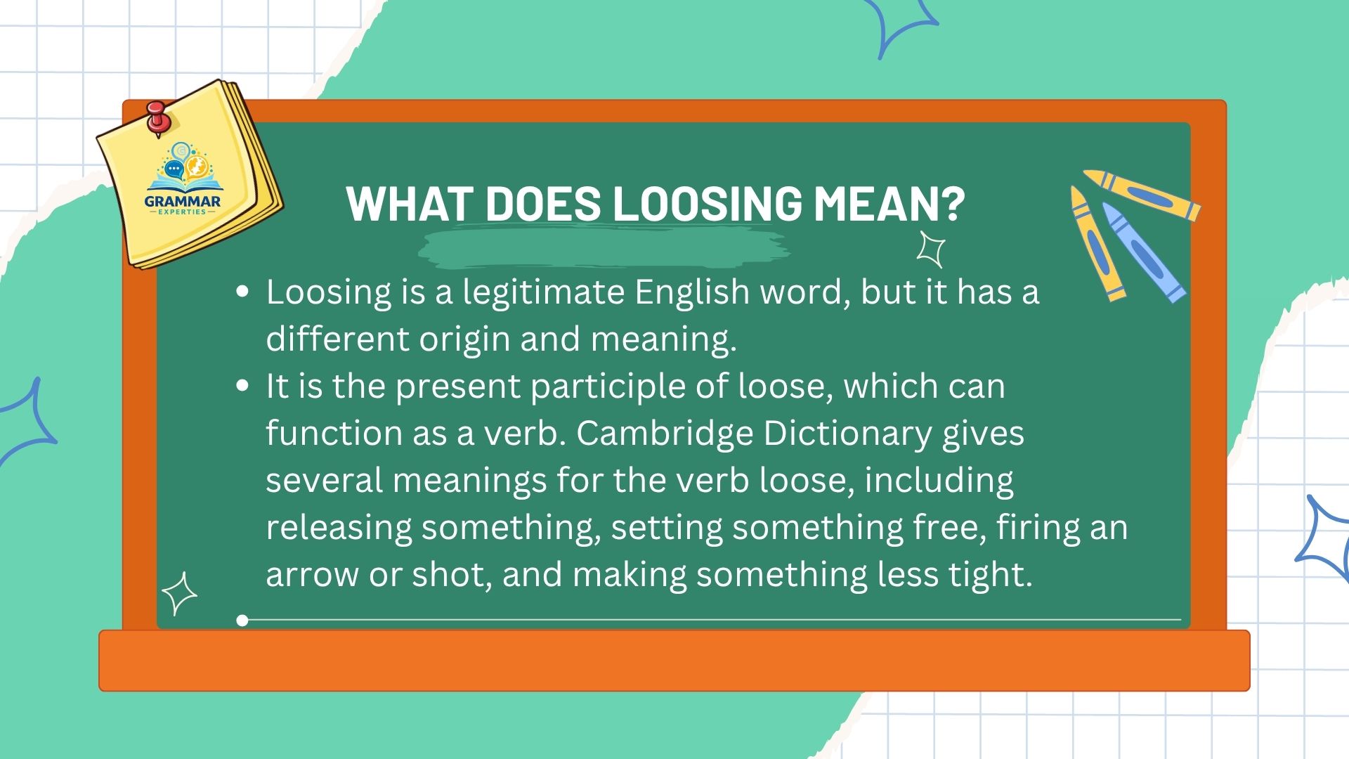 What Does Loosing Mean