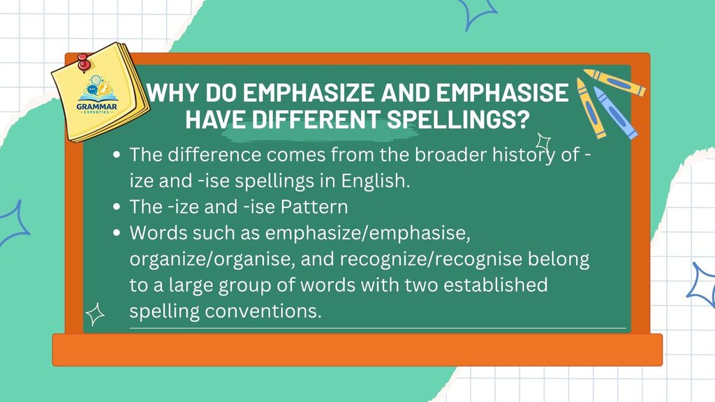 Why Do Emphasize and Emphasise Have Different Spellings