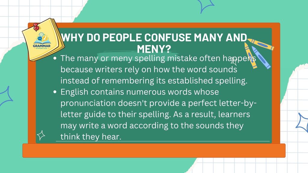 Why Do People Confuse Many and Meny