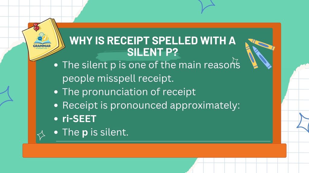 Why Is Receipt Spelled With a Silent P
