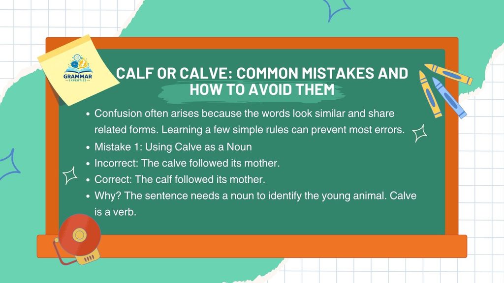Calf or Calve Common Mistakes and How to Avoid Them