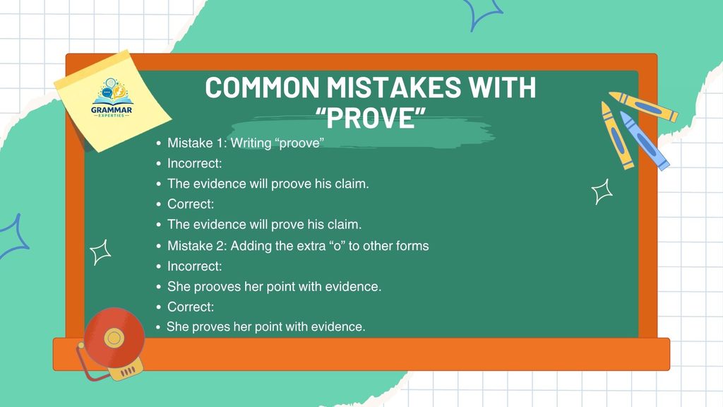 Common Mistakes With Prove