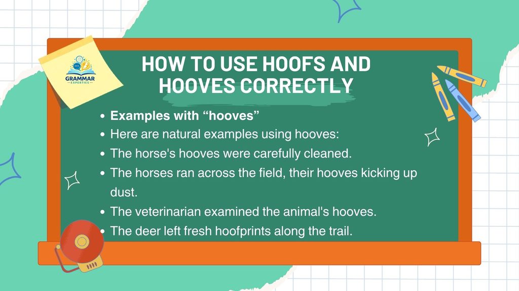 How to Use Hoofs and Hooves Correctly