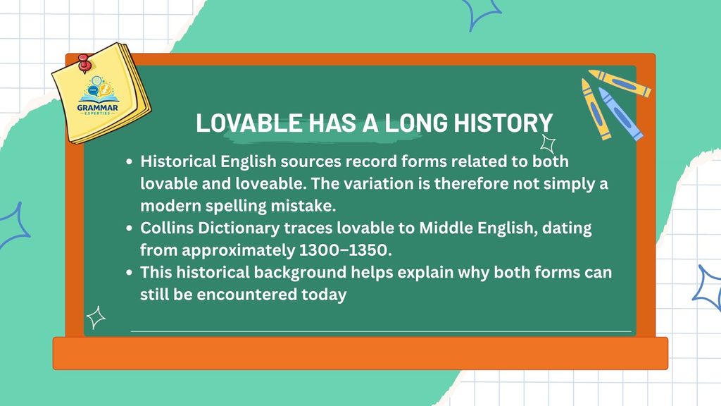 Lovable has a long history 1