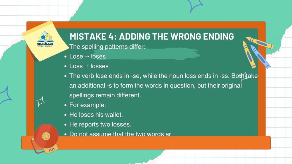 Mistake 4 Adding the Wrong Ending