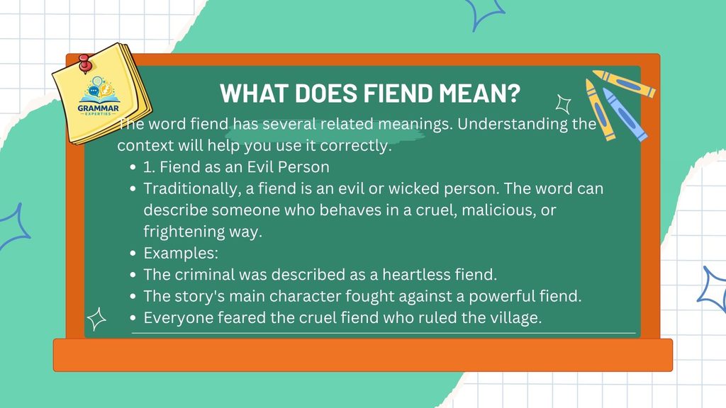 What Does Fiend Mean