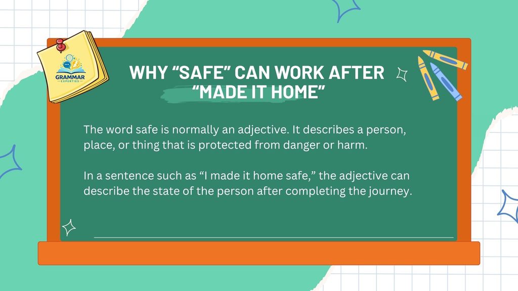 Why Safe Can Work After Made It Home